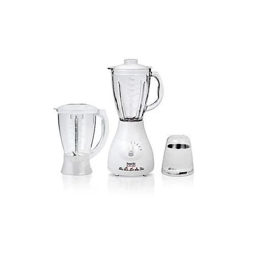 Saachi 3 In1 Double Jar Blender, 1.5 Litres - White