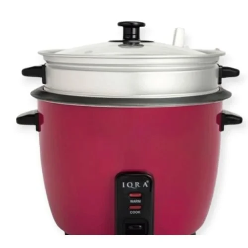 Iqra Rice Cooker Fast and Efficient 1.8L - Red