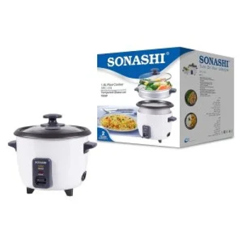 Sonashi 1.8 L Rice Cooker With Steamer SRC-318
