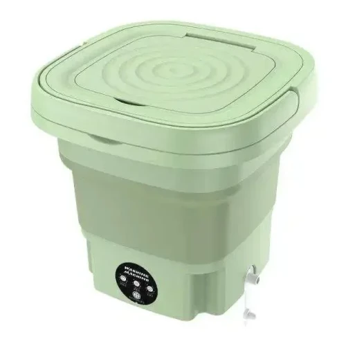 Folding Clothes Washing Machine, Portable Mini Automatic Home Travel Washing Machine, Lightweight Underwear Washer for Apartment, Laundry, Camping, RV, Travel, Underwear, Personal, Baby