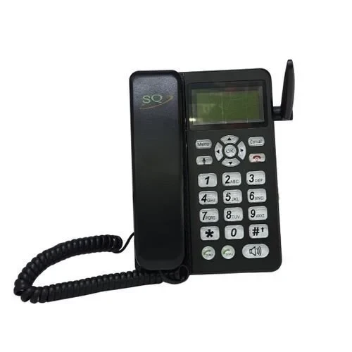 SQ Mobile SQ LS-810 Dual Sim Gsm Wireless Landline Desktop Phone - Black