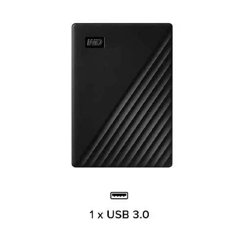 2TB My Passport External Portable Hard Disk Drive USB 3.0 - WDBYVG0020BBK 2 TB