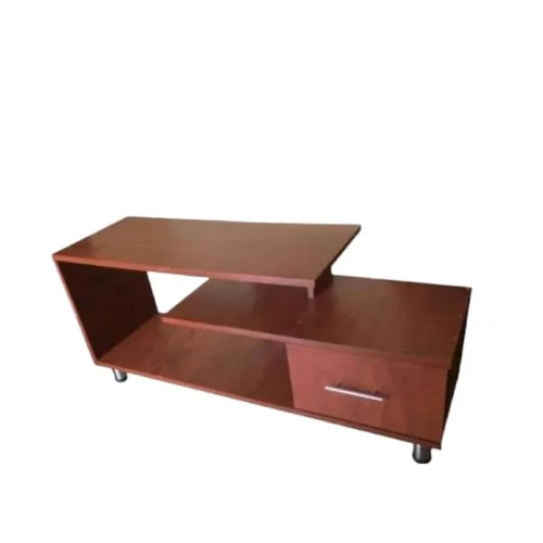 Open Shelf TV Stand- Color Dark Walnut