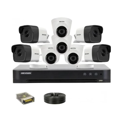 Hikvision 8 Channel Hikvision FHD CCTV – White