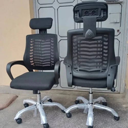 Simple Office Chair Mesh- Black