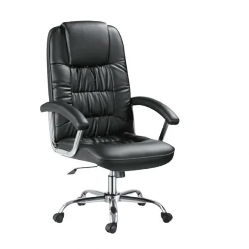 Executive Office Chair High Back Leather- Black