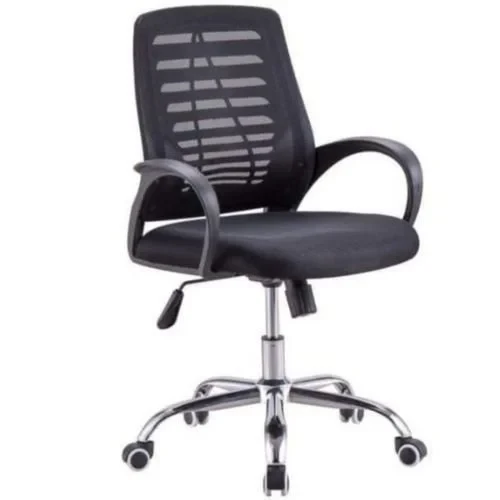 Simple Office Chair Mesh- Black