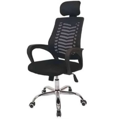 Genuine Office Task Chair With Headrest-Black