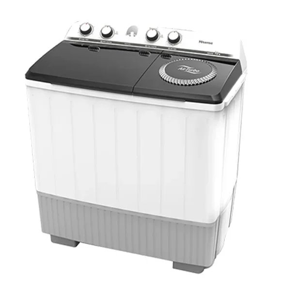 Hisense 10 Kg Twin Tub (Top Load Semi-Automatic) Washing Machine, White, Freestanding, WSBE101