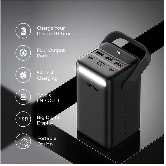 Oraimo PowerBox 50000mAh 22.5W Power Bank