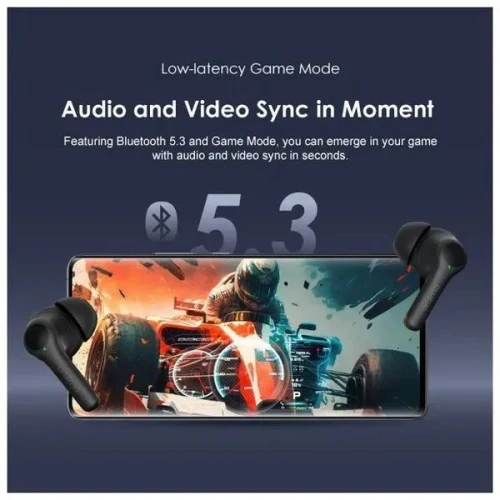 Oraimo FreePods 3C ENC Playtime True Wireless Earbuds- Black- warranty 365 days