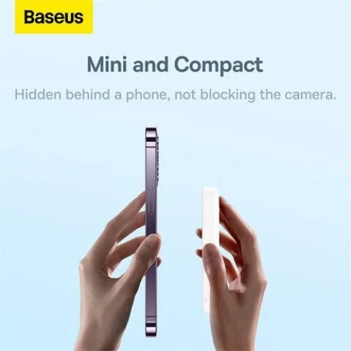 Baseus 10000 mAh MagSafe Power Bank 10000mAh 15W Wireless Portable Charger PD 20W With USB-C Port Fast Charging MagSafe Battery Pack for iPhone 15 Pro Max/iPhone 15/Plus/14/13/12 Series White White