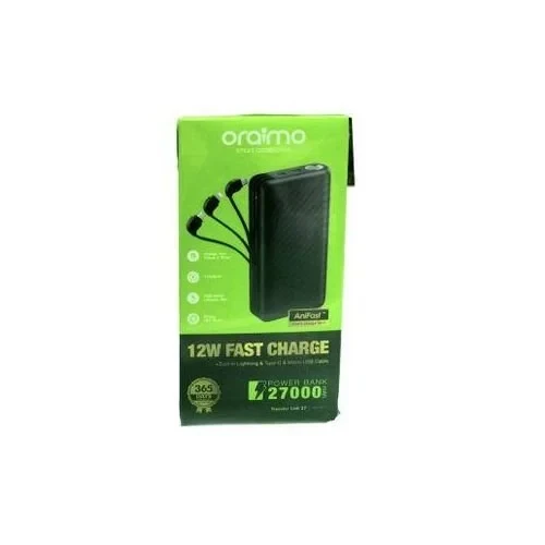 Oraimo 27000mAh 12W Power Bank Fast Charging