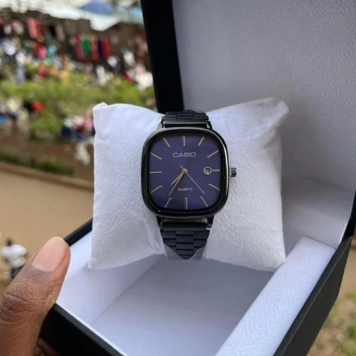 Men's casio stainless steel watc⁴