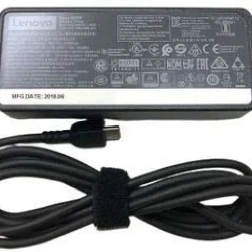 Lenovo Laptop Charger; 65W Power Adapter USB Type-C-Black