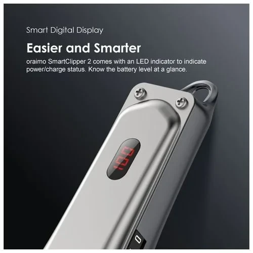Oraimo Smart Clipper2 Super Powerful Professional Cordless Hair Clipper 150-min Working Time