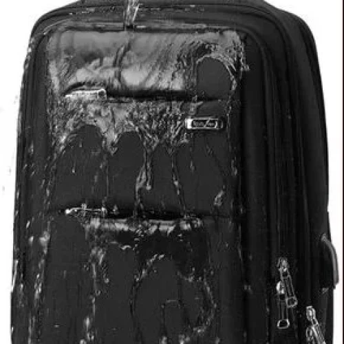 Wiersoon Backpack Laptop bag Waterproof 15.6 Inch Daily Work Business Backpack Men School back pack mochila Men’s Backpack Female- Black