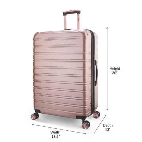 iFLY Hardside Fibertech Luggage 28" Checked Luggage / travel bag , Rose Gold (medium).
