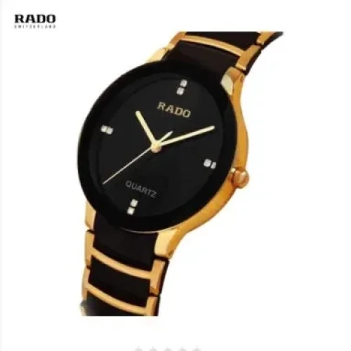 Analog Men'S Luxury Stainless Steel Watch For Men Golden - Watch Rado.