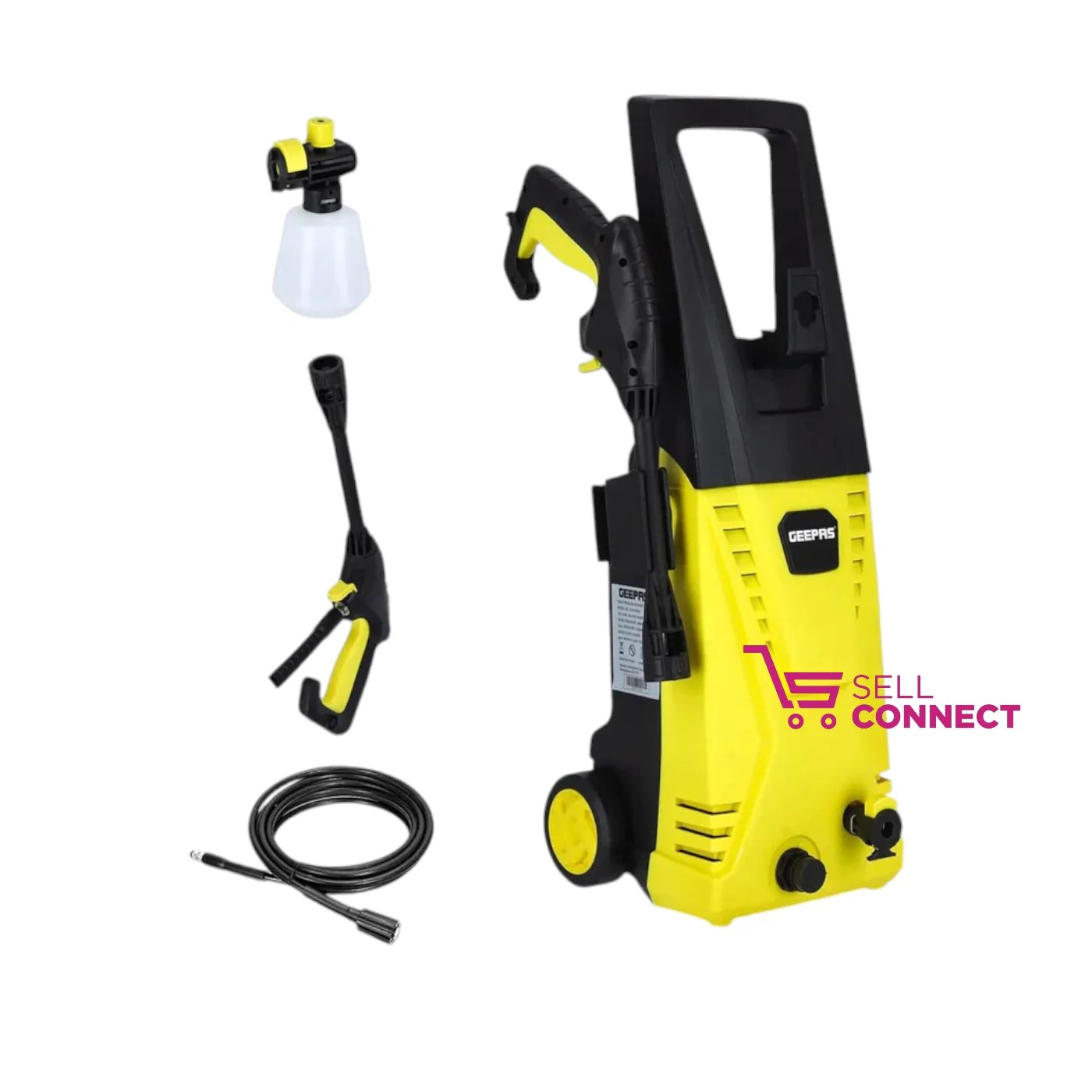 Geepas Electric Pressure Car Washer - Blast Away Dirt and Grime