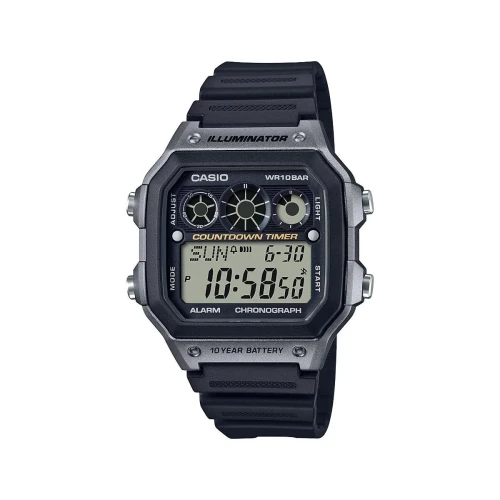 Casio Men's Sports Watch  Light Stopwatch Alarm 50m Water Resist