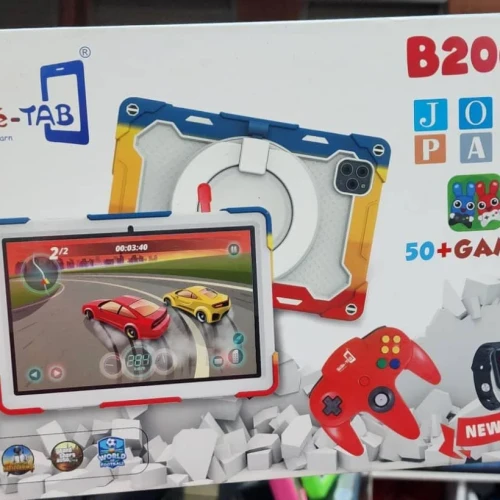 Bebe Tab B-2060 Kids Tablet – 256GB ROM – 6GB RAM – 6000mAh Dual Sim With Wireless Joy Pad - Multicolour