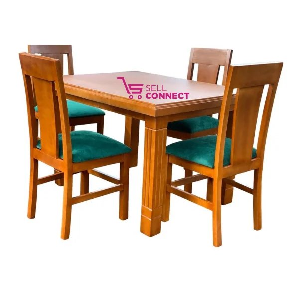 4 Seater Dining Table for Sale in Kampala Uganda - Solid Wood Furniture
