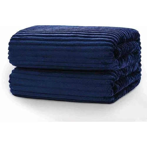 5*6 Soft Fleece Blanket -Navy Blue