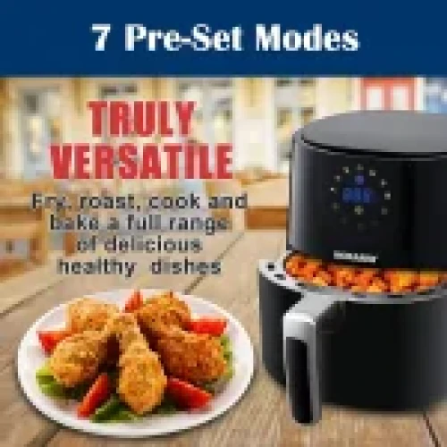 Sonashi 4.2 L Digital Air Fryer 1300W Saf-420 Black
