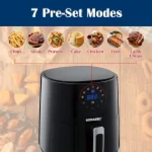 Sonashi 4.2 L Digital Air Fryer 1300W Saf-420 Black