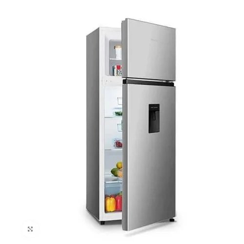 Chiq 270L Water Dispenser Double Door Defrost Refrigerators Silver