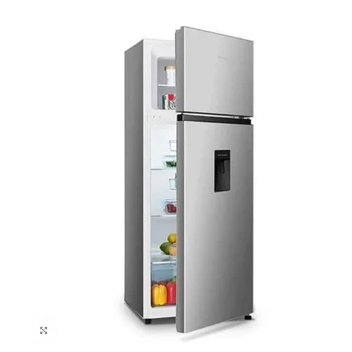 Chiq 270L Water Dispenser Double Door Defrost Refrigerators Silver