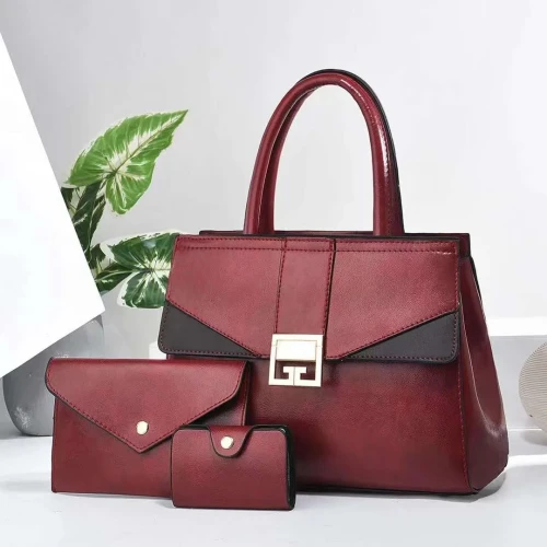 Set Of 3 Women's Leather Bags Women's Shoulder Bag