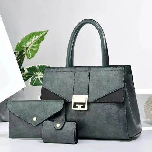 Set Of 3 Women's Leather Bags Women's Shoulder Bag