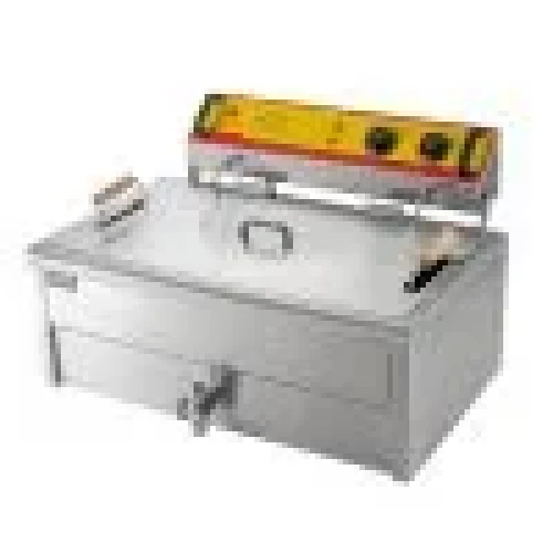CJK 25L Commercial Stainless Steel Electric Deep Fryer