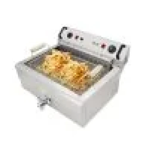 CJK 25L Commercial Stainless Steel Electric Deep Fryer