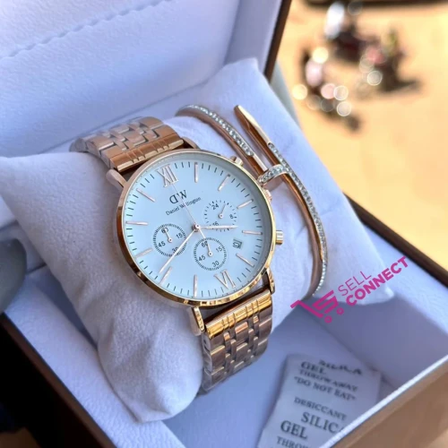 Men's DW stainless steel watch