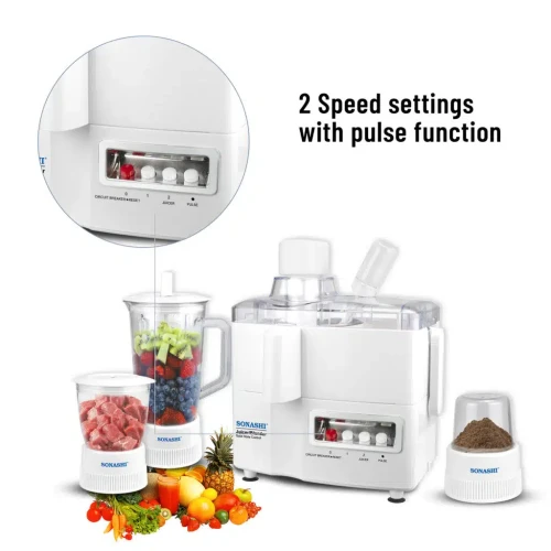 Sonashi 4 in1 Juicer Blender 600W | SJB-309