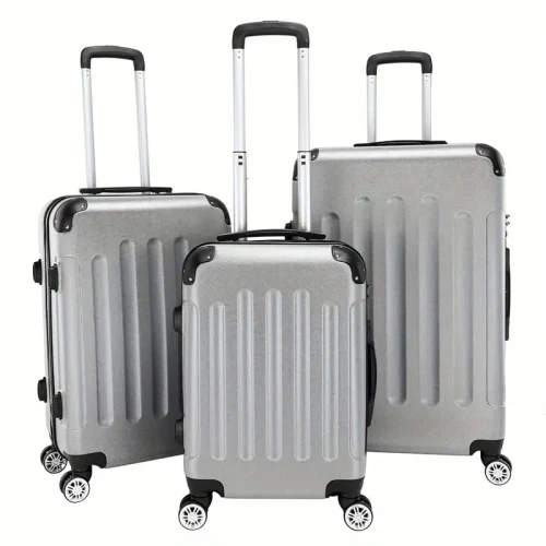 3 piece plastic travel bags