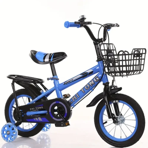 Kids bicycle with trolley 3 tyre