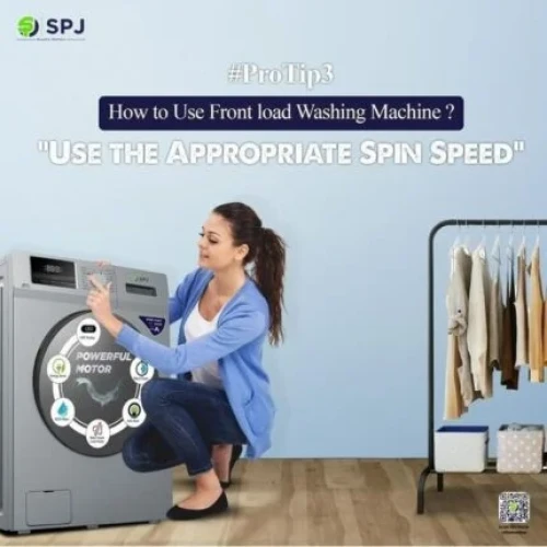 SPJ 10Kg Front Load Fully Automatic Washing Machine -Grey