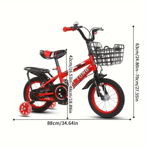 Kids bicycle with trolley 3 tyre