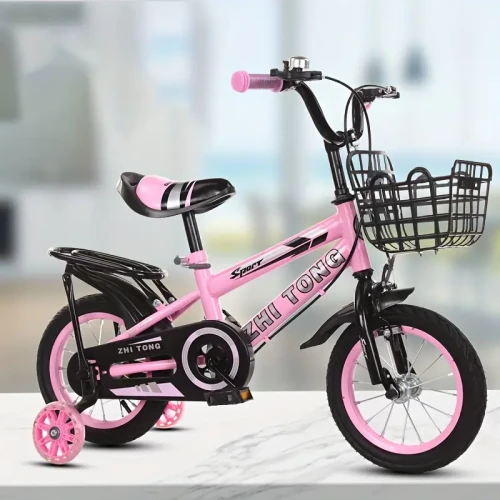 Kids bicycle with trolley 3 tyre