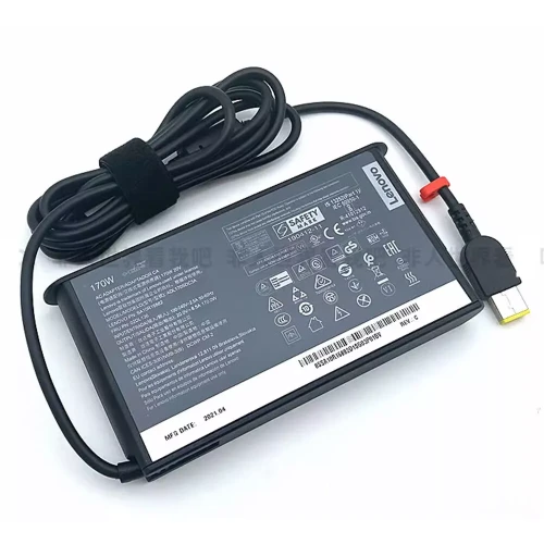 Lenovo 170W 20V 02DL136 02DL140 SA10R16886 Power Adapter Black
