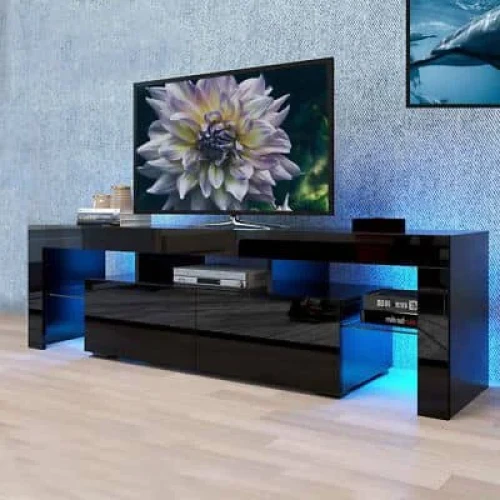 Modern TV stand with drawers