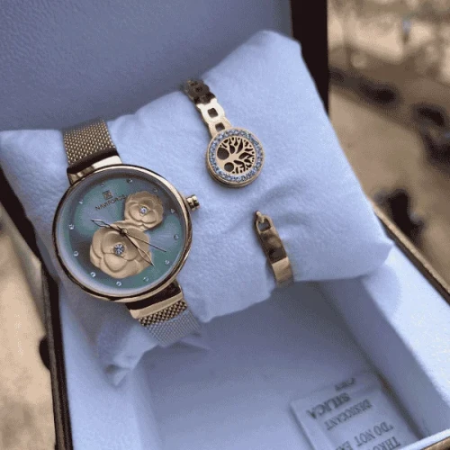 Naviforce ladies gift watch set