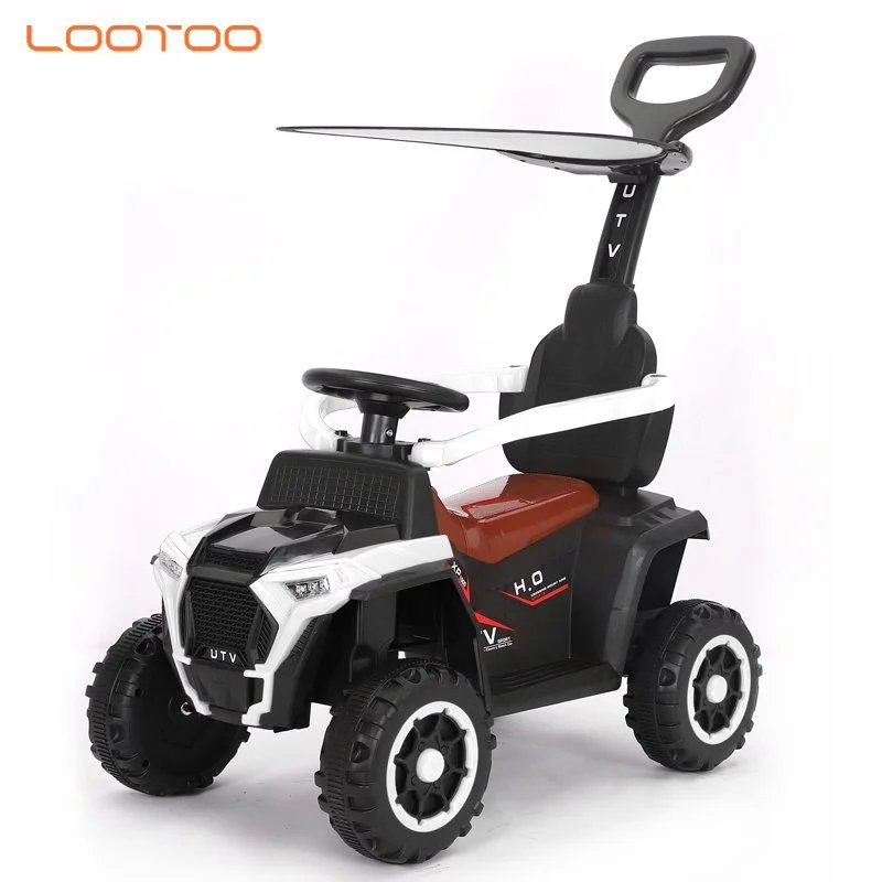 Kids Rechargeable Electric Bike Cars Push Upto 5Yrs – White
