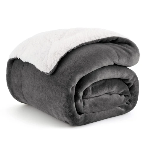 Fleece Woolen Duvets 5by6 Gray