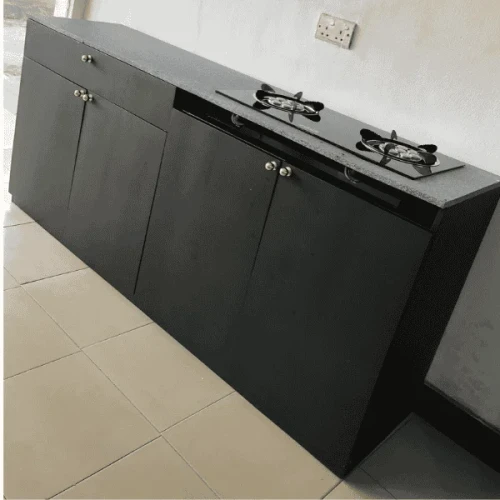 Modern wooden kitchen cabinet