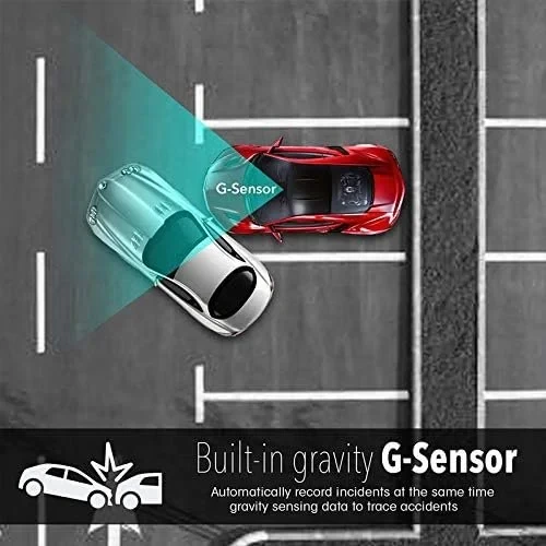 Vehicle Blackbox DVR 4.3 Inch LCD DVR Video Dash Cam Recorder 1080P FHD Camera Dual Lens Driving Recorder